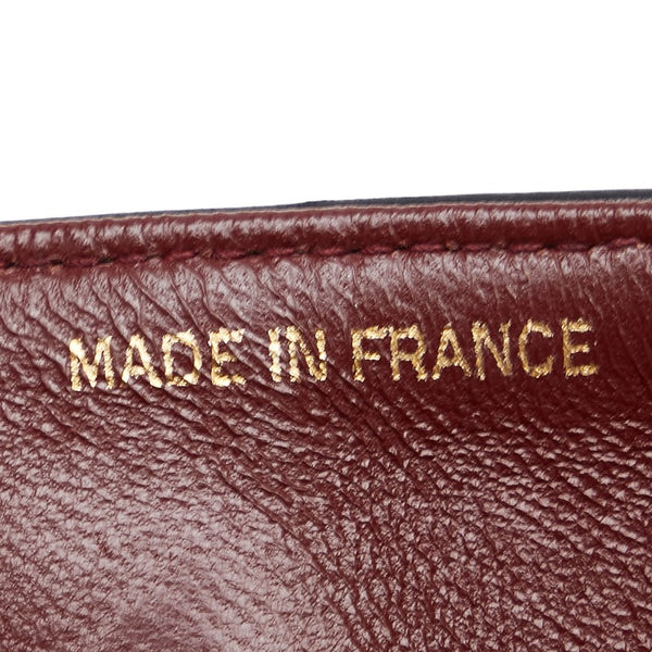 シャネル マトラッセ25 ココマーク ダブルフラップ チェーン ショルダーバッグ ブラック ラムスキン レディース CHANEL 【中古】