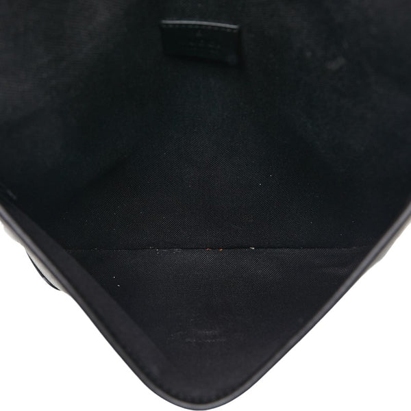 グッチ GGスプリーム シェリーライン 斜め掛け ショルダーバッグ メッセンジャーバッグ 599521 ブラック マルチカラー PVC レディース GUCCI 【中古】