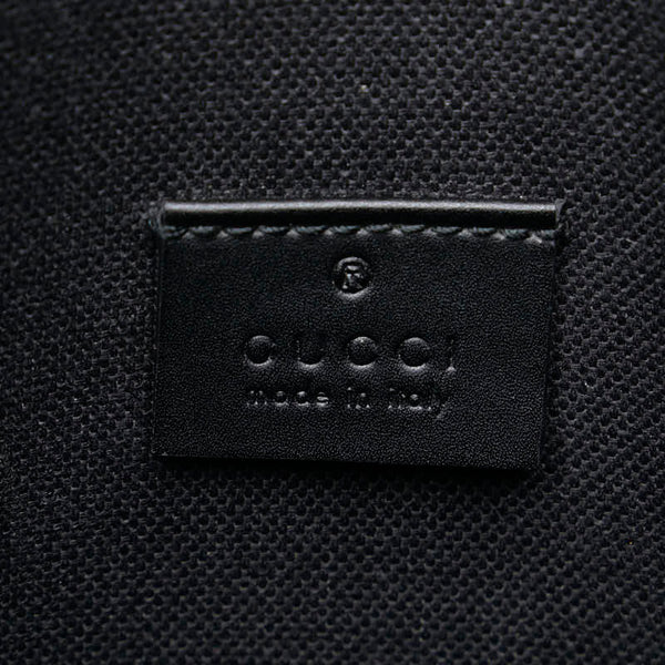 グッチ GGスプリーム シェリーライン 斜め掛け ショルダーバッグ メッセンジャーバッグ 599521 ブラック マルチカラー PVC レディース GUCCI 【中古】