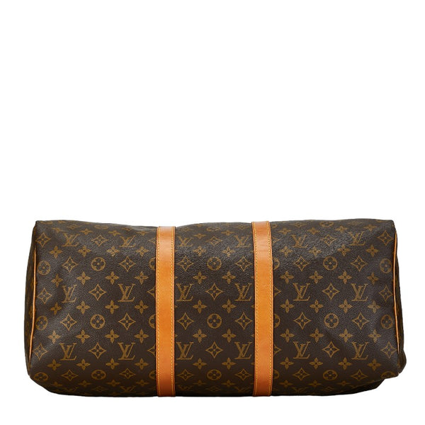 ルイ ヴィトン モノグラム キーポル50 ボストンバッグ M41426 ブラウン PVC レザー レディース LOUIS VUITTON 【中古】