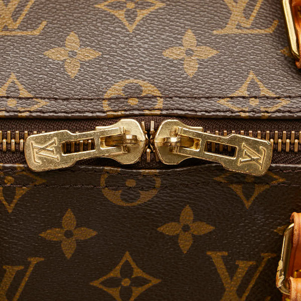 ルイ ヴィトン モノグラム キーポル50 ボストンバッグ M41426 ブラウン PVC レザー レディース LOUIS VUITTON 【中古】