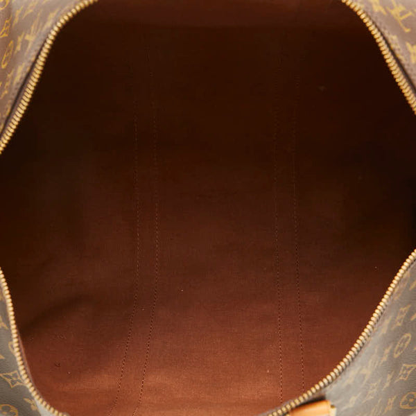 ルイ ヴィトン モノグラム キーポル50 ボストンバッグ M41426 ブラウン PVC レザー レディース LOUIS VUITTON 【中古】