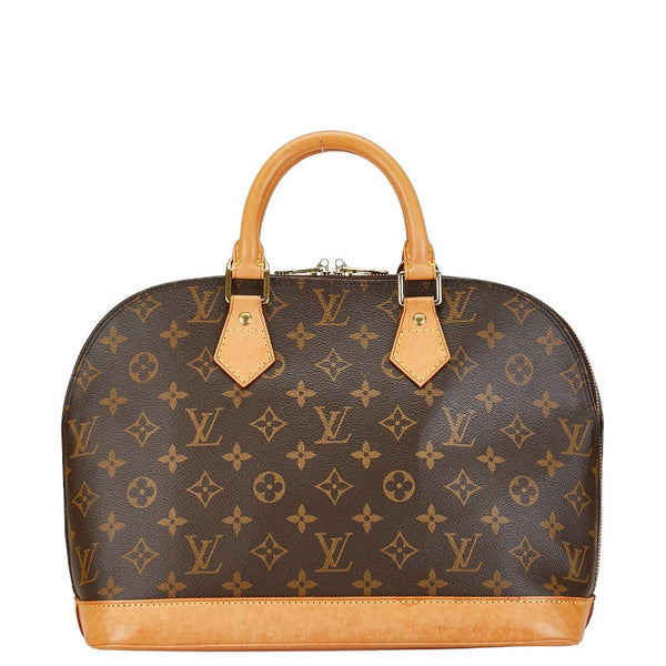 ルイ ヴィトン モノグラム アルマPM ハンドバッグ M51130 ブラウン PVC レザー レディース LOUIS VUITTON 【中古】