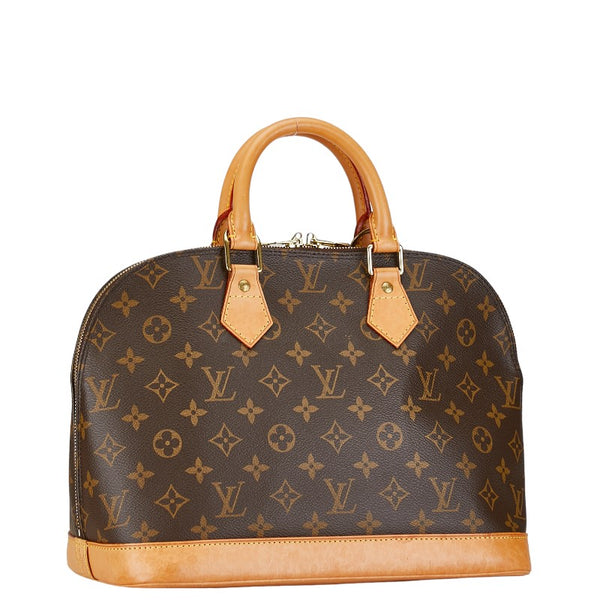ルイ ヴィトン モノグラム アルマPM ハンドバッグ M51130 ブラウン PVC レザー レディース LOUIS VUITTON 【中古】