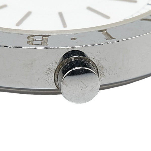 ブルガリ ブルガリブルガリ 腕時計 BB33SLD  クオーツ ホワイト文字盤 ステンレススチール レザー レディース BVLGARI 【中古】