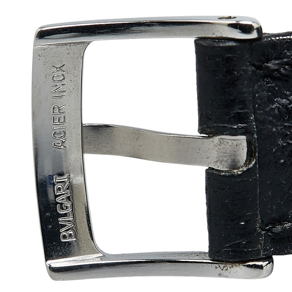 ブルガリ ブルガリブルガリ 腕時計 BB33SLD  クオーツ ホワイト文字盤 ステンレススチール レザー レディース BVLGARI 【中古】