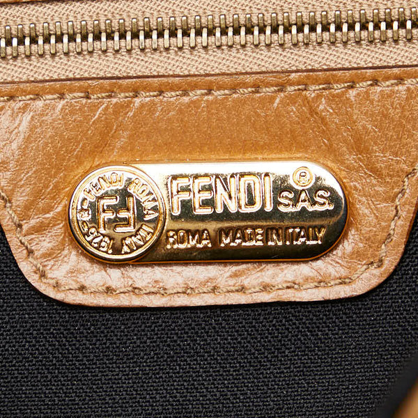 フェンディ マンマバケット ショルダーバッグ ベージュ ハラコ レザー レディース FENDI 【中古】