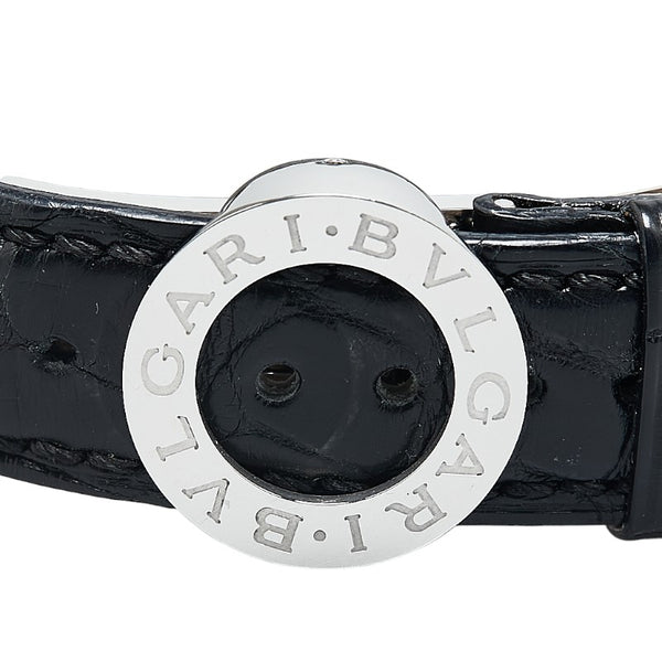 ブルガリ ブルガリブルガリ 腕時計 BB42SL 自動巻き ブラック文字盤 ステンレススチール レザー メンズ BVLGARI 【中古】