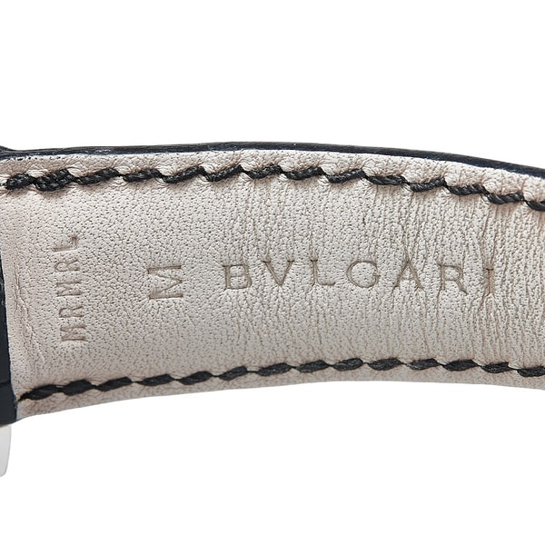 ブルガリ ブルガリブルガリ 腕時計 BB42SL 自動巻き ブラック文字盤 ステンレススチール レザー メンズ BVLGARI 【中古】