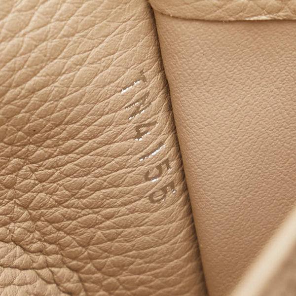 ルイ ヴィトン マヒナ ポルトフォイユ イリス 長財布 M60144 ガレ ベージュ レザー レディース LOUIS VUITTON 【中古】