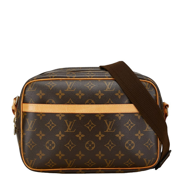 ルイ ヴィトン モノグラム  リポーターPM ショルダーバッグ M45254 ブラウン PVC レザー レディース LOUIS VUITTON 【中古】