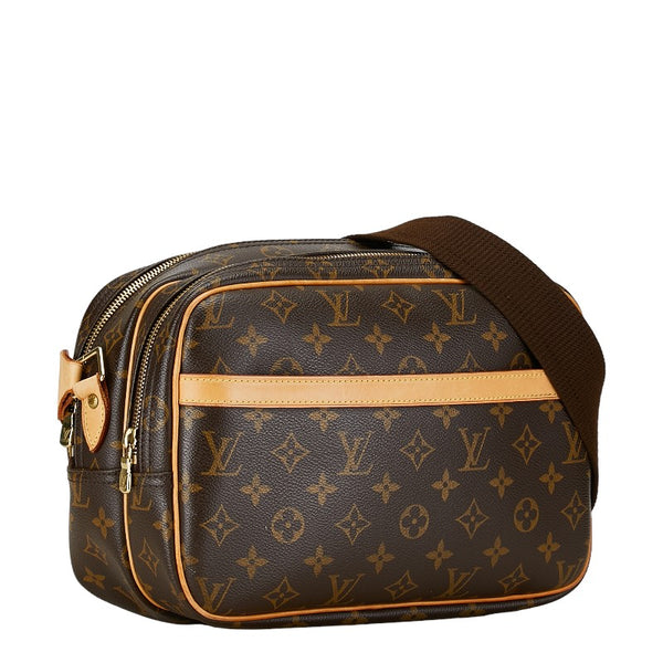 ルイ ヴィトン モノグラム  リポーターPM ショルダーバッグ M45254 ブラウン PVC レザー レディース LOUIS VUITTON 【中古】