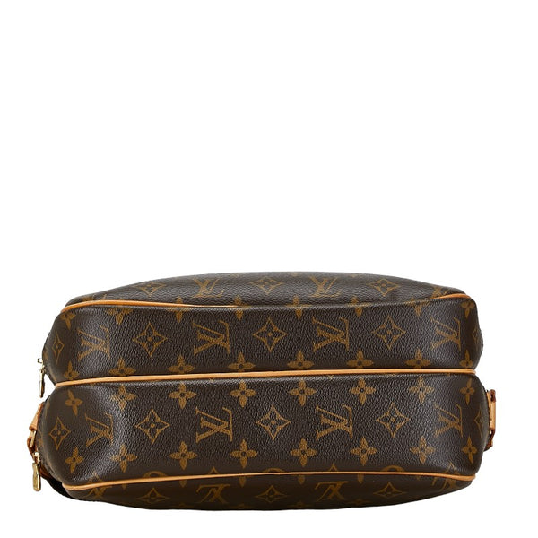 ルイ ヴィトン モノグラム  リポーターPM ショルダーバッグ M45254 ブラウン PVC レザー レディース LOUIS VUITTON 【中古】