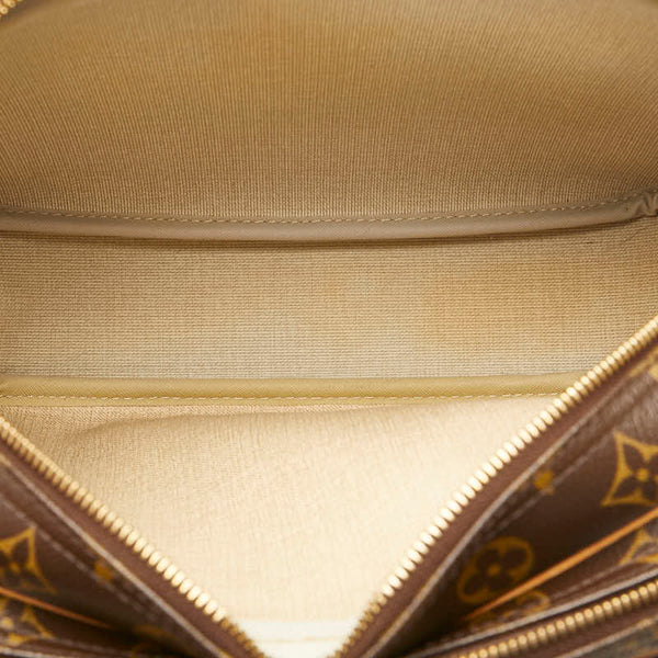 ルイ ヴィトン モノグラム  リポーターPM ショルダーバッグ M45254 ブラウン PVC レザー レディース LOUIS VUITTON 【中古】