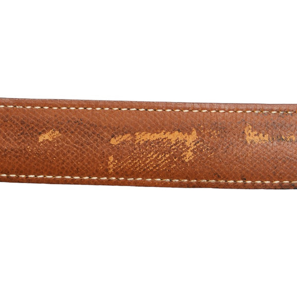 エルメス コンスタンス Hバックル ベルト サイズ：95 ブラック ゴールド レザー メンズ HERMES 【中古】