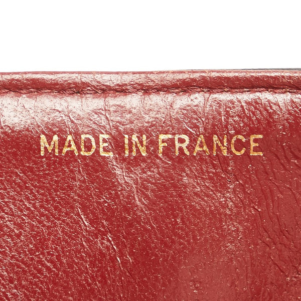 シャネル マトラッセ25 ココマーク ダブルフラップ チェーン ショルダーバッグ ブラック ラムスキン レディース CHANEL 【中古】