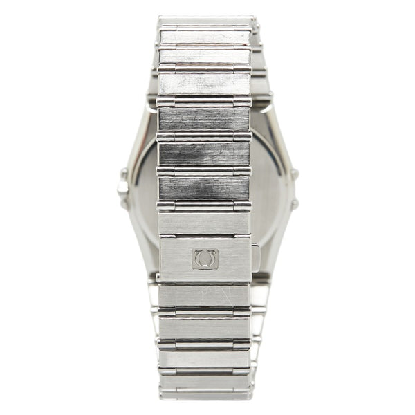 オメガ コンステレーション 腕時計 1520.50 クオーツ ブラック文字盤 ステンレススチール メンズ OMEGA 【中古】