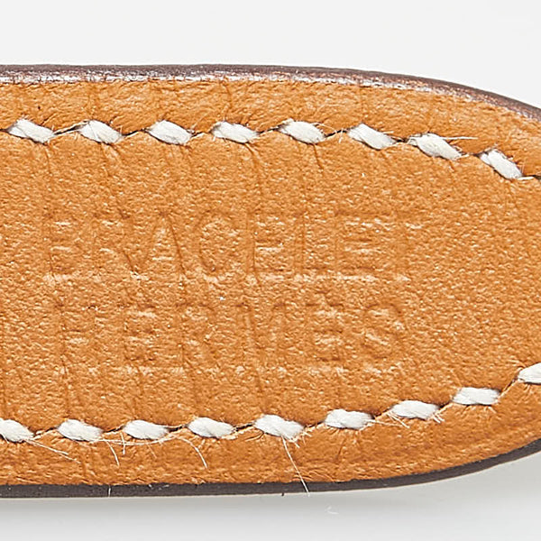 エルメス Hウォッチ 腕時計 HH1.210 クオーツ アイボリー文字盤 ステンレススチール レザー レディース HERMES 【中古】