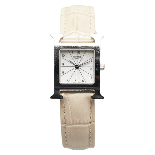 エルメス HERMES HR1.210 Hウォッチ ロンド クォーツ レディース  