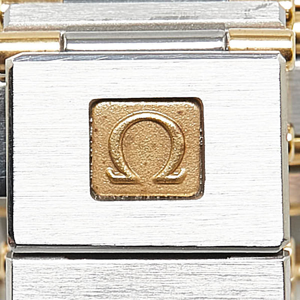 オメガ コンステレーション ミニ 腕時計 1262.10 クオーツ ゴールド文字盤 ステンレススチール K18YG イエローゴールド レディース OMEGA 【中古】