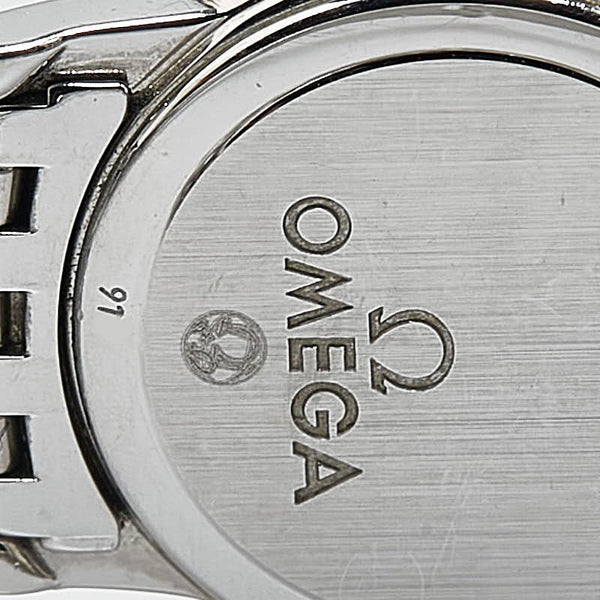 オメガ デビル プレステージ 腕時計 4570.33 クオーツ シルバー文字盤 ステンレススチール レディース OMEGA 【中古】