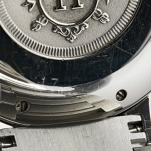 エルメス ノマード 腕時計 NO1.810 クオーツ ブラック文字盤 ステンレススチール レディース HERMES 【中古】