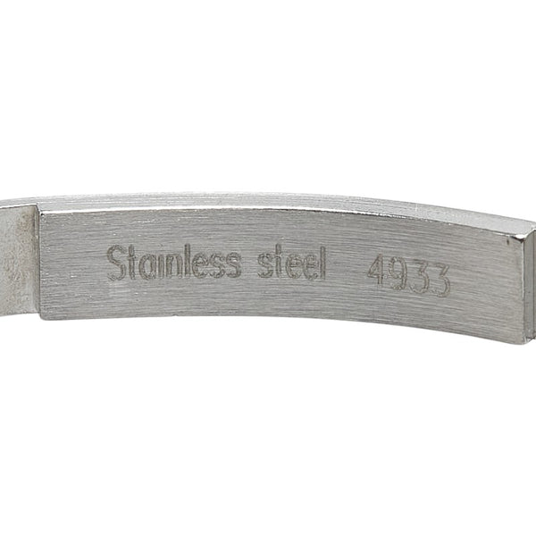 エルメス ノマード 腕時計 NO1.810 クオーツ ブラック文字盤 ステンレススチール レディース HERMES 【中古】