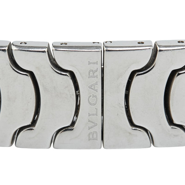 ブルガリ ソロテンポ 腕時計 ST35S クオーツ ブラック文字盤 ステンレススチール メンズ BVLGARI 【中古】