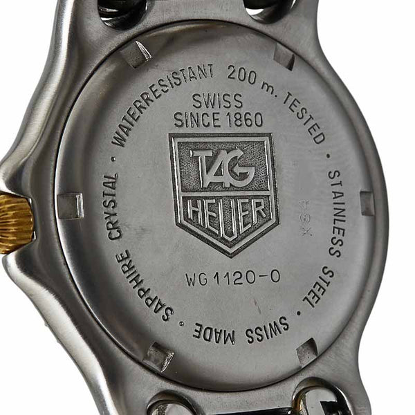 タグホイヤー セル プロフェッショナル 200 腕時計 WG1120-0 クオーツ ブラック文字盤 ステンレススチール メンズ TAG HEUER 【中古】