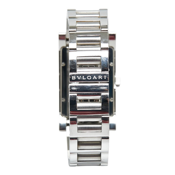 ブルガリ レッタンゴロ 腕時計 RT45S 自動巻き ホワイト文字盤 ステンレススチール メンズ BVLGARI 【中古】