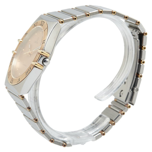 オメガ コンステレーション デイト 腕時計 740850 クオーツ ゴールド文字盤 ステンレススチール メンズ OMEGA 【中古】