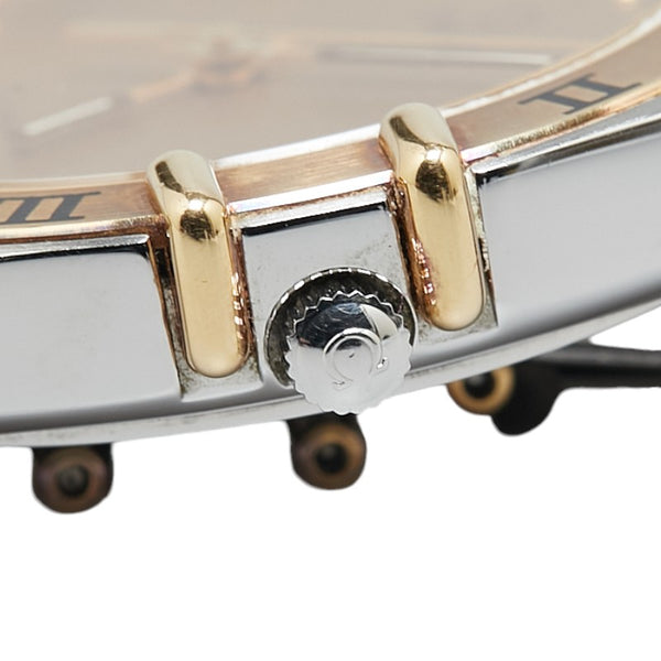 オメガ コンステレーション デイト 腕時計 740850 クオーツ ゴールド文字盤 ステンレススチール メンズ OMEGA 【中古】