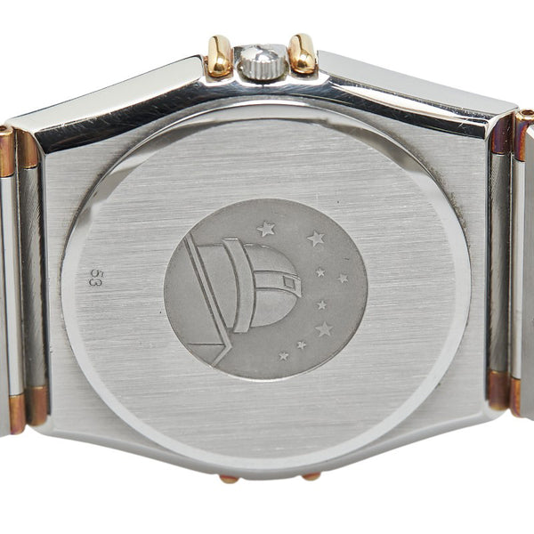 オメガ コンステレーション デイト 腕時計 740850 クオーツ ゴールド文字盤 ステンレススチール メンズ OMEGA 【中古】