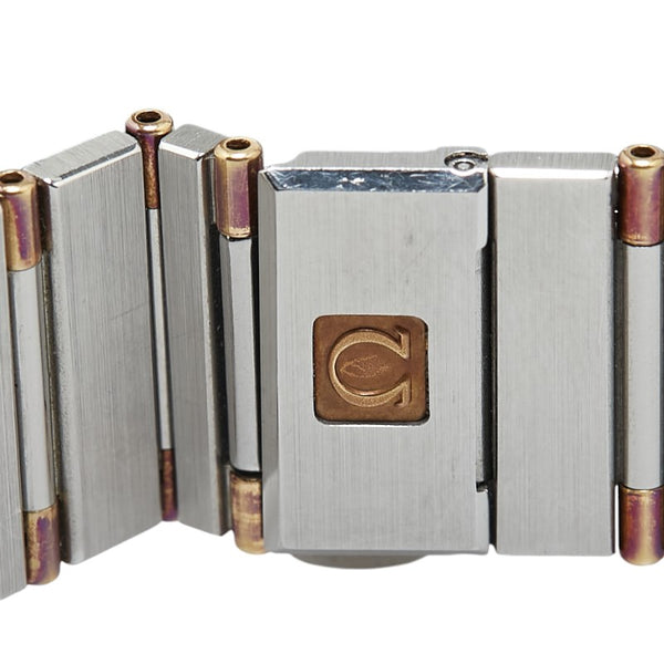 オメガ コンステレーション デイト 腕時計 740850 クオーツ ゴールド文字盤 ステンレススチール メンズ OMEGA 【中古】