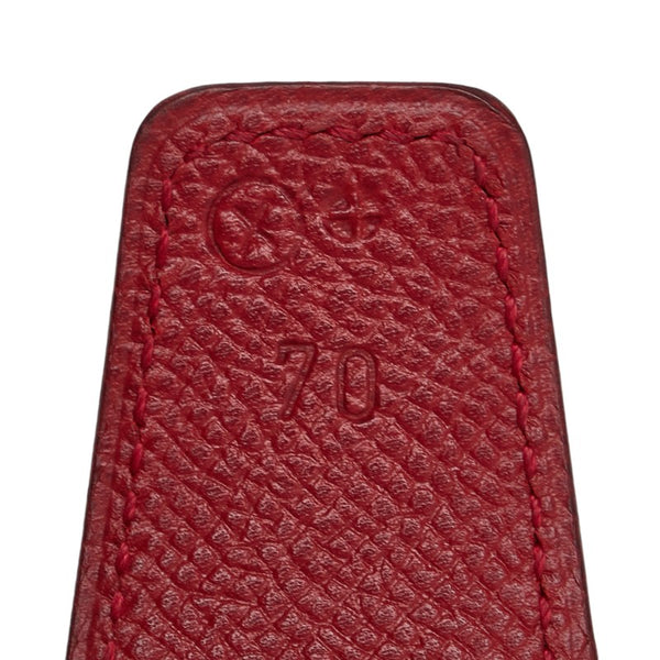 エルメス コンスタンス Hバックル ベルト サイズ：70 ブラック レザー レディース HERMES 【中古】