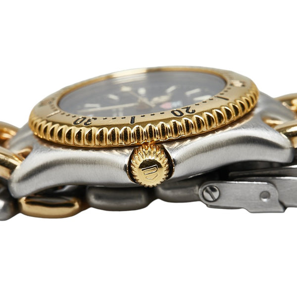 タグホイヤー プロフェッショナル セル 腕時計 WG1320-2 クオーツ グレー文字盤 ステンレススチール メンズ TAG HEUER 【中古】