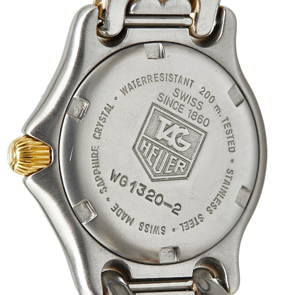 タグホイヤー プロフェッショナル セル 腕時計 WG1320-2 クオーツ グレー文字盤 ステンレススチール メンズ TAG HEUER 【中古】