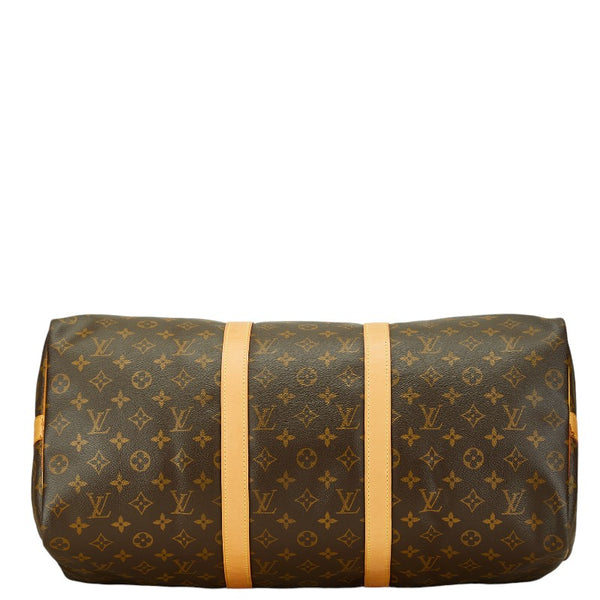 ルイ ヴィトン モノグラム キーポル50 ボストンバッグ トラベルバッグ  M41426 ブラウン PVC レザー レディース LOUIS VUITTON 【中古】