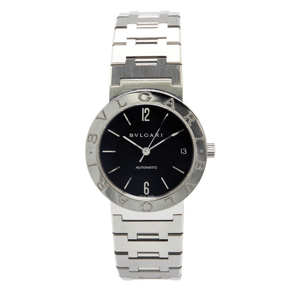 ブルガリ ブルガリブルガリ 腕時計 BB33SS 自動巻き ブラック文字盤 ステンレススチール メンズ BVLGARI 【中古】