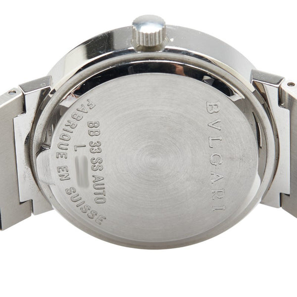 ブルガリ ブルガリブルガリ 腕時計 BB33SS 自動巻き ブラック文字盤 ステンレススチール メンズ BVLGARI 【中古】