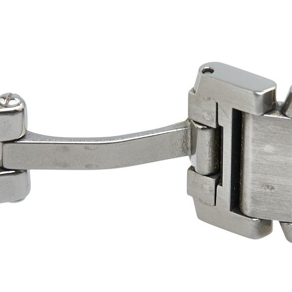 カルティエ タンクフランセーズSM 腕時計 W51008Q3 クオーツ ホワイト文字盤 ステンレススチール レディース CARTIER 【中古】