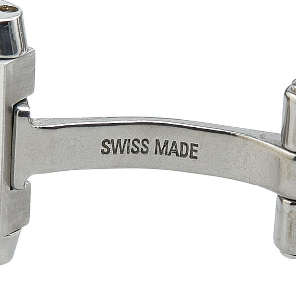 カルティエ タンクフランセーズSM 腕時計 W51008Q3 クオーツ ホワイト文字盤 ステンレススチール レディース CARTIER 【中古】