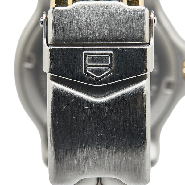タグホイヤー プロフェッショナル200 腕時計 WG1220-KO クオーツ ブラック文字盤 ステンレススチール レディース TAG HEUER 【中古】