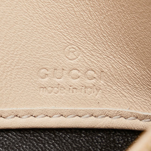 グッチ GG パイソン型押し チェーン ショルダーバッグ ウォレットバッグ 546585 ベージュ マルチカラー レザー レディース GUCCI 【中古】