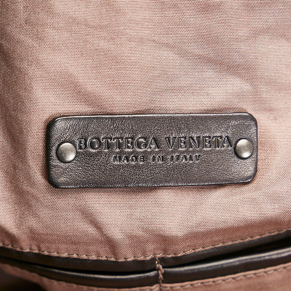 ボッテガヴェネタ スピンネーカー ワンショルダーバッグ 244903 ブラウン ナイロン レザー メンズ BOTTEGAVENETA 【中古】