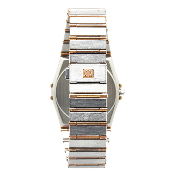 オメガ コンステレーション デイデイト 腕時計 クオーツ ゴールド文字盤 ステンレススチール メンズ OMEGA 【中古】