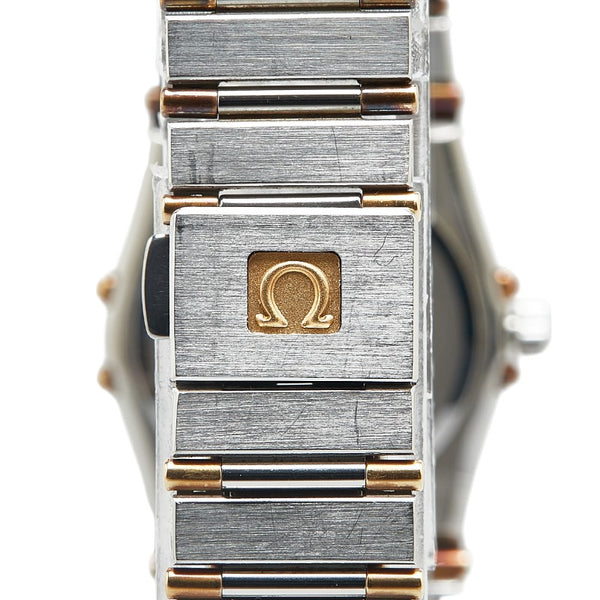 オメガ コンステレーション 腕時計 クオーツ ホワイト文字盤 ステンレススチール レディース OMEGA 【中古】