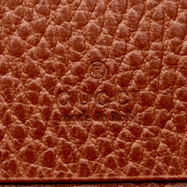 グッチ GGデニム ジャッキー 1961 二つ折り財布 コンパクトウォレット 645536 ネイビー ブラウン デニム レザー レディース GUCCI 【中古】