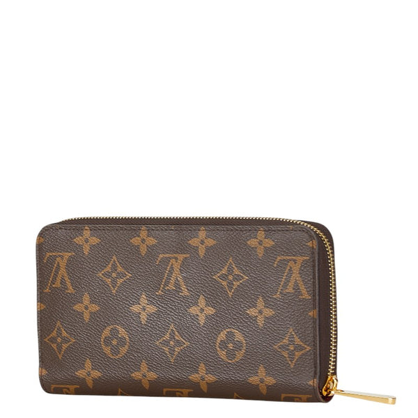 ルイ ヴィトン モノグラム ジッピーウォレット ラウンドファスナー 長財布 M41895 ブラウン PVC レディース LOUIS VUITTON 【中古】