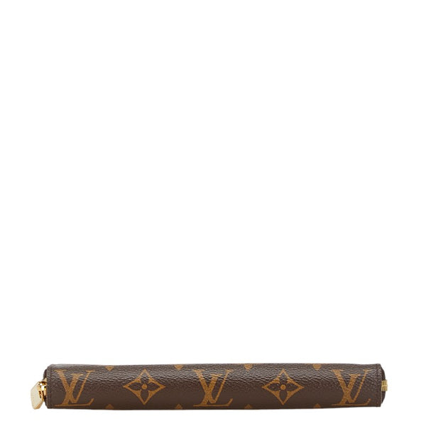 ルイ ヴィトン モノグラム ジッピーウォレット ラウンドファスナー 長財布 M41895 ブラウン PVC レディース LOUIS VUITTON 【中古】